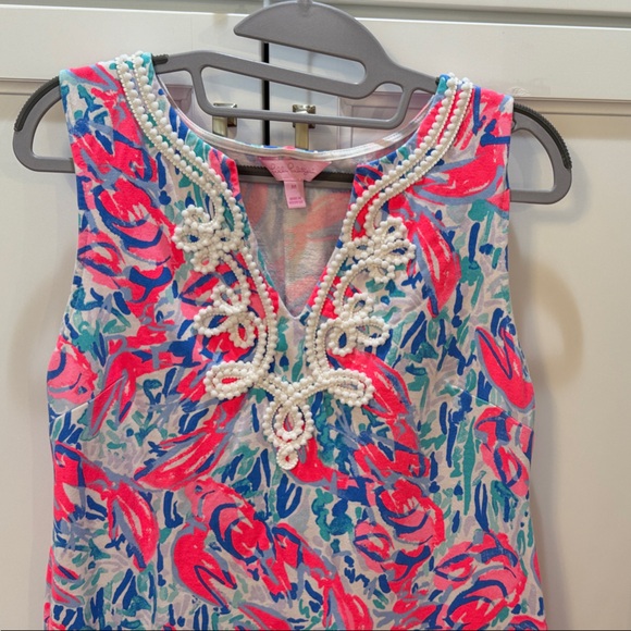 Lilly Pulitzer Pink and Blue Mini Dress - Picture 3 of 8